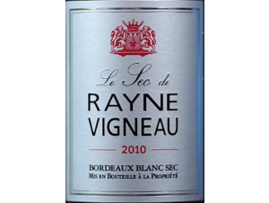 Le Sec de Rayne Vigneau - Château de Rayne Vigneau - 2022 - White