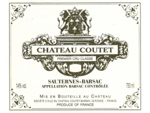 Château Coutet - Château Coutet - Barsac - 2020 - Red