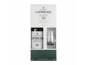 10 Ans Single Malt Coffret 1 Verre - Laphroaig - No vintage - 
