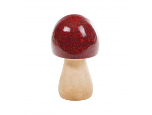 Champignon Terracotta Rouge 17 Cm - Amadeus -  - 