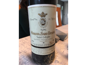 Marquis de Saint-Estephe - Marquis de Saint-Estephe et Châtellerie de Vertheuil - 1986 - Red