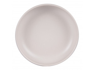 Assiette Creuse Uno Crème 22 Cm lot De 6 - table passion -  - 