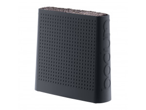 Bloc De Couteau Universel Noir Avec Insert En Brosse - Bodum -  - 