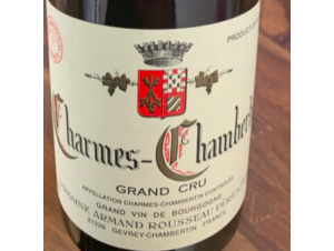 Charmes-Chambertin Grand Cru - Armand Rousseau Père & Fils - 2019 - Red