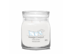 Bougie Signature Coton Frais Modèle Moyen - Yankee Candle -  - 