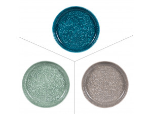 Coupelle Ronde 30 Cm Mandala Bohème 1 Modèle Aléatoire - table passion -  - 