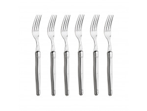 Coffret 6 Fourchettes De Table Laguiole En Inox - jean dubost -  - 