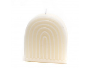 Bougie Rainbow Grand Modèle Blanche lot De 6 - Amadeus -  - 