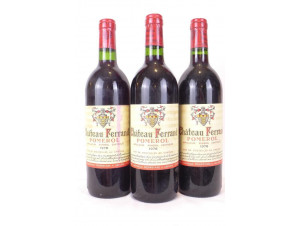 Pack 3 bouteilles - Château Ferrand - Château Ferrand - 1976 - Red