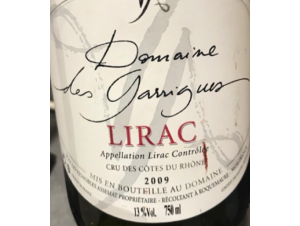 Domaine des Garrigues - Lirac - Domaine des Garrigues - 2010 - Red