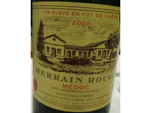 Merrain Rouge - Vignerons d'Uni-Médoc - 2008 - Red