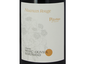 Nuances Rouge - Domaine Marc-Olivier BERTRAND - 2021 - Red