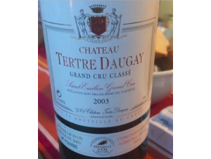 Chateau tertre daugay - Château Tertre Daugay - Malet Roquefort - 2003 - Red