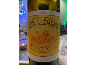 Clos l'Eglise - Vignobles Garcin- Château Clos de l'Eglise - 2004 - Red