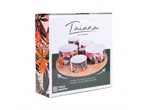 Service Apéritif 6 Pièces Tiana 31 Cm - table passion -  - 