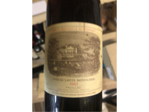 Château Lafite Rothschild - Domaines Barons de Rothschild - Château Lafite Rothschild - 1983 - Red