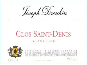 Clos Saint-Denis Grand Cru - Maison Joseph Drouhin - 2012 - Red