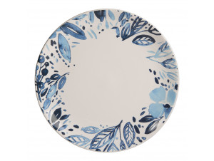 Assiette Plate Jardin Bleu 27 Cm lot De 6 - trend'up -  - 