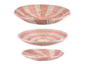 Set De 3 Coupes En Jonc Rose - table passion -  - 