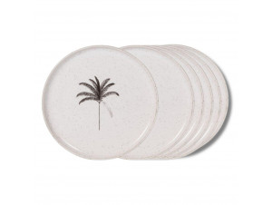 Assiette À Dessert Palm 21 Cm lot De 6 - table passion -  - 