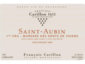 SAINT AUBIN 1er cru Les Murgers des Dents de Chien - Domaine François Carillon - 2019 - White