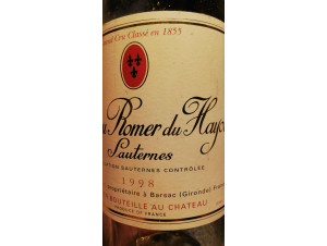 Château Romer du Hayot - Vignobles du Hayot - 2015 - White