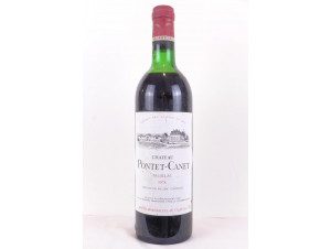 Grand Cru Classé - Château Pontet-Canet - 1978 - Red